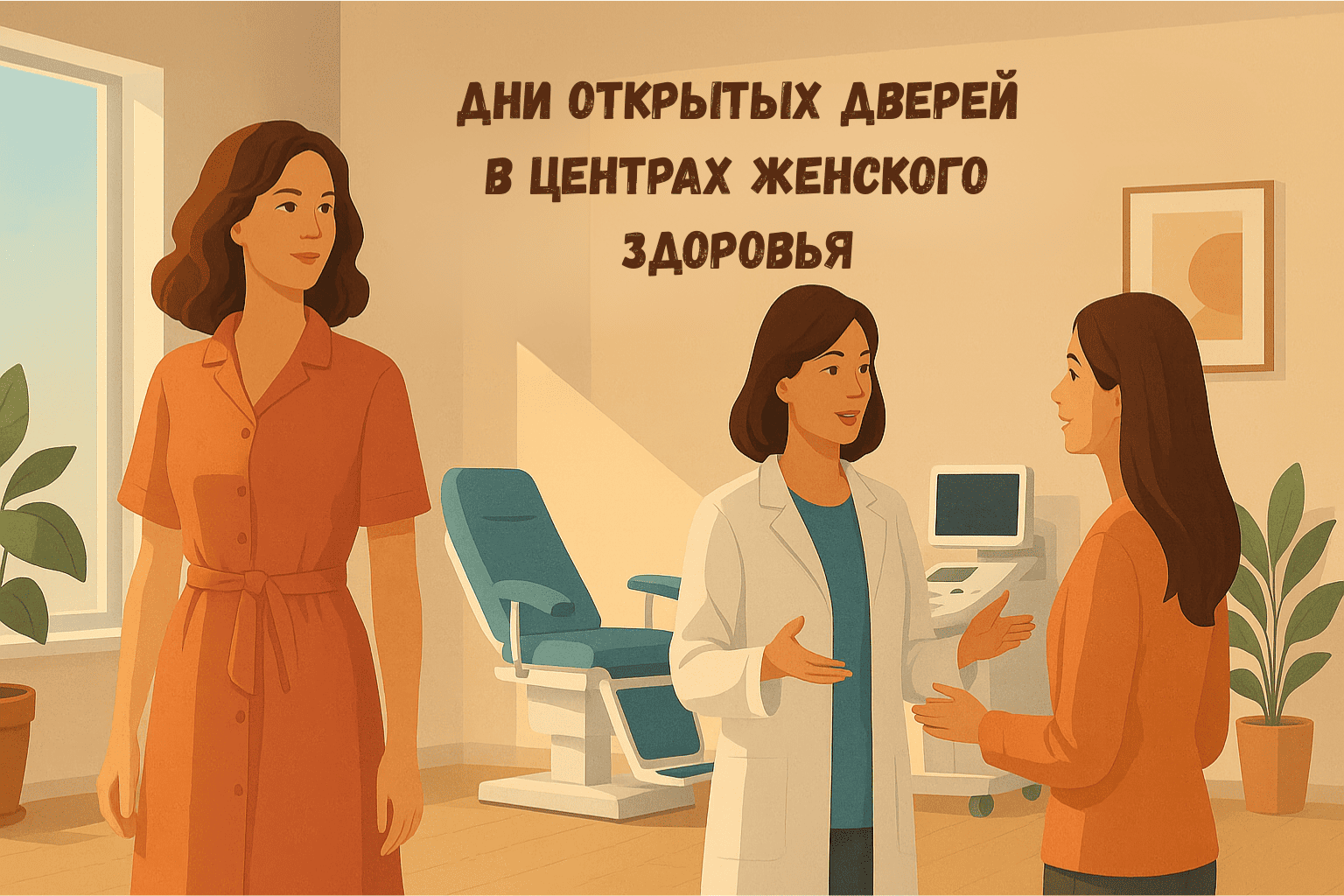 В Центрах женского здоровья ждём гостей и дарим подарки!